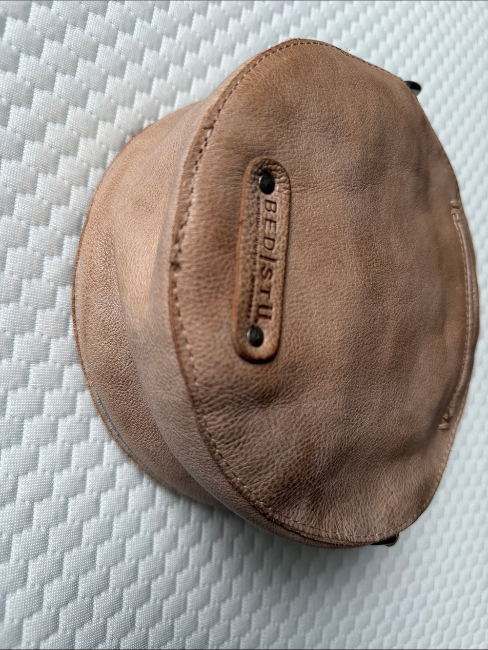 BED|STU Circular Mini Crossbody in Blush Taupe - Picture 8 of 10